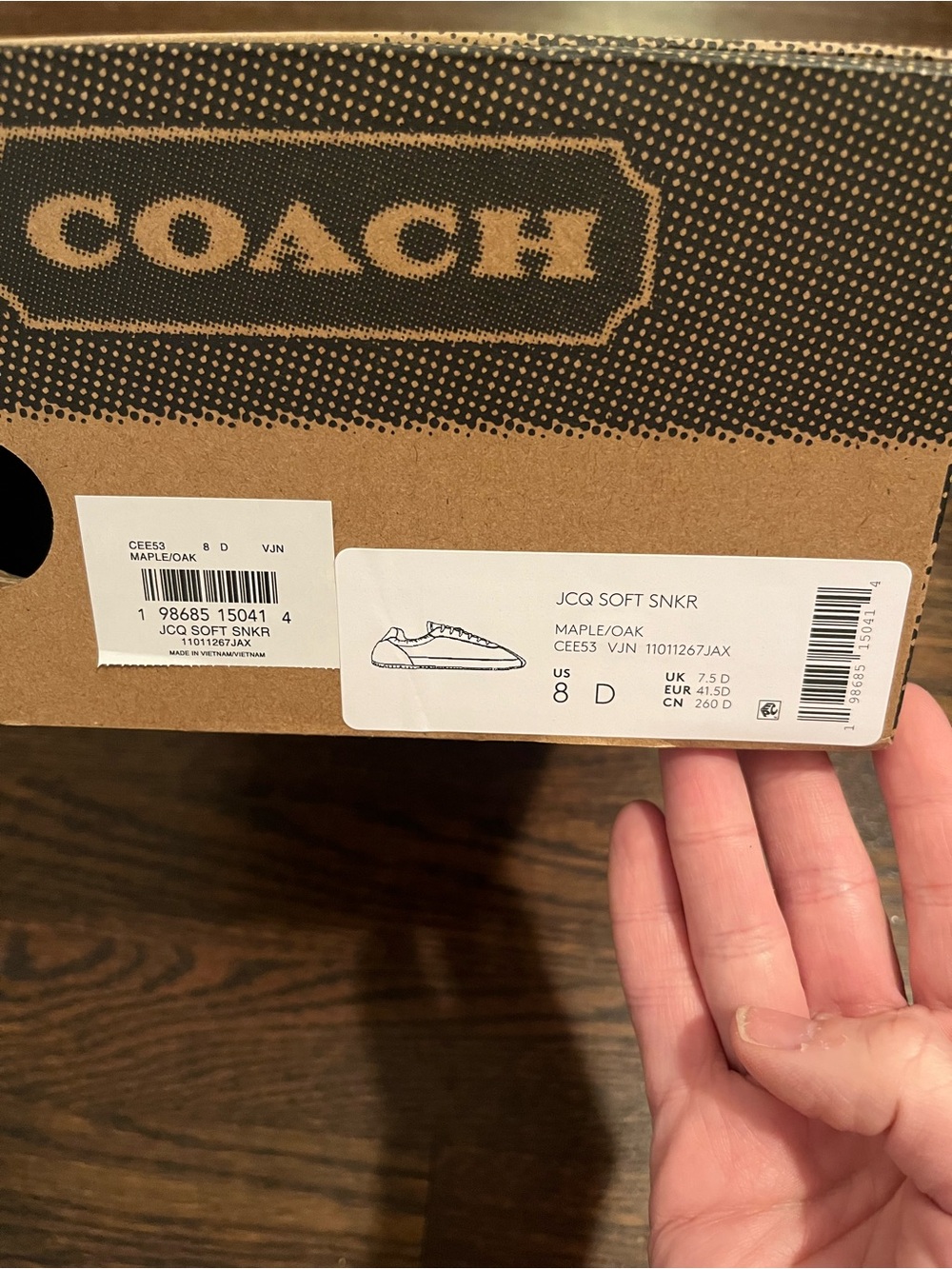 Coach Soft Sneaker Signature Jacquard CEE53 Men’s 8D/Women’s 10-10.5 EU-41.5D - Picture 8 of 8